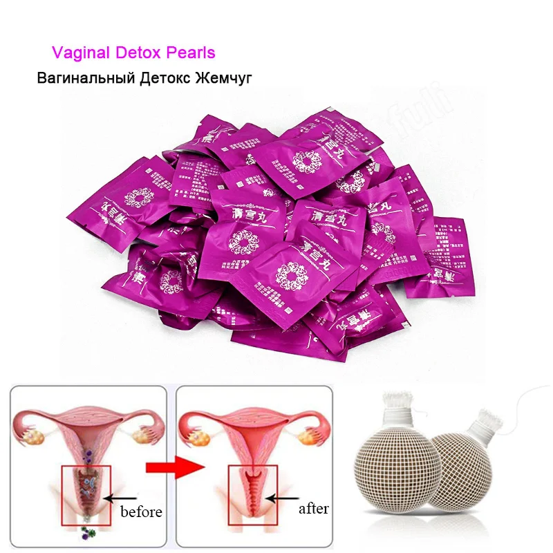 

15pcs Vaginal Detox Pearls for Women Beautiful Life Point Tampons Chinese medicine Swab tampons discharge toxins gynaecology pad