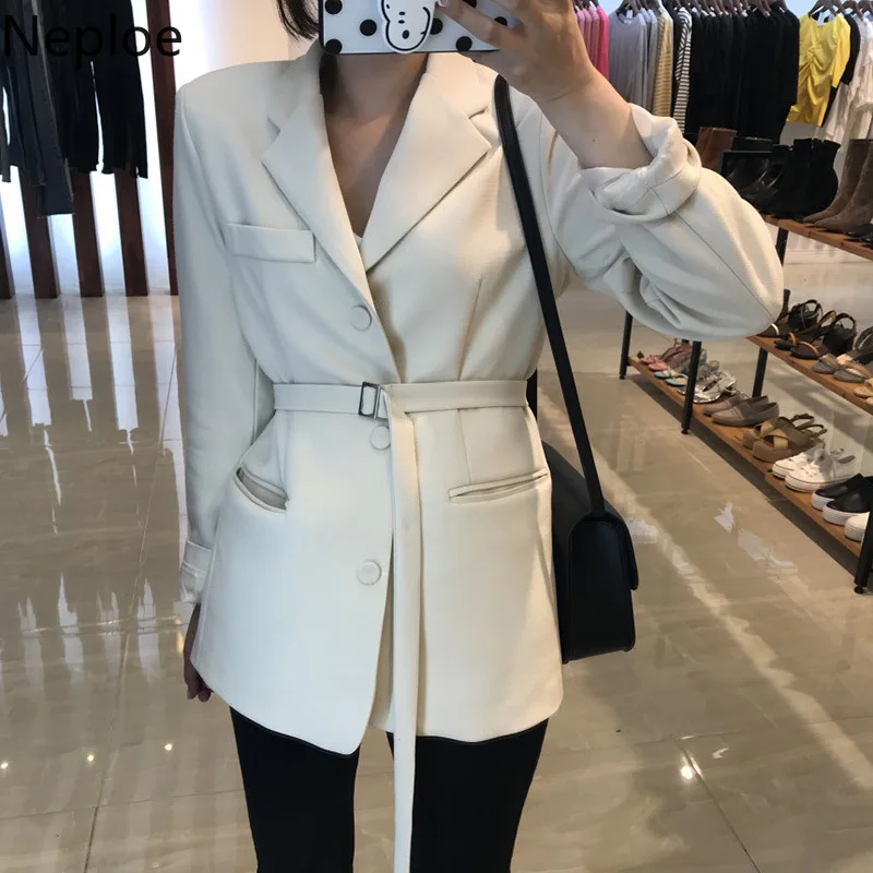 Neploe Корейский Новый Свободный Тонкий элегантный Блейзер Mujer офисный стиль тонкая