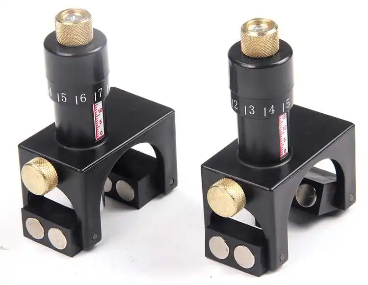 

2pcs Woodworking Table Planing Adjustable Magnetic Planer Knife Adjustment Tool Setting Device Jig Height Setter Calibrator