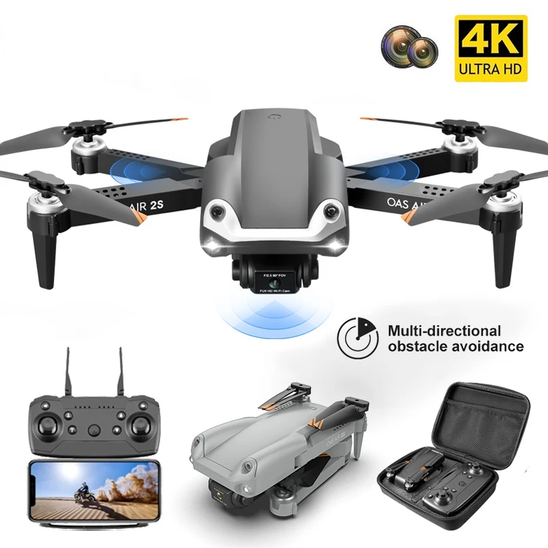 

New Professional Drone 4K HD Aerial Photography Drones Infrared Obstacle Avoidance Wifi FPV RC Quadcopter Toys Gift For Boy