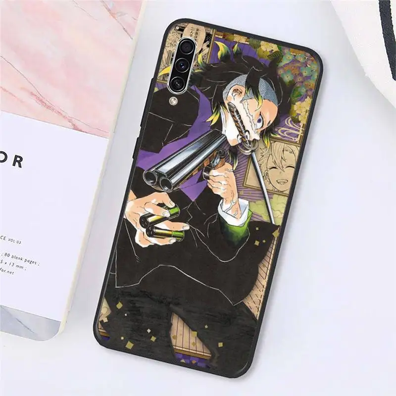 

Demon Slayer Blade anime Postcard Phone Case For Samsung galaxy A S note 10 7 8 9 20 30 31 40 50 51 70 71 21 s ultra plus