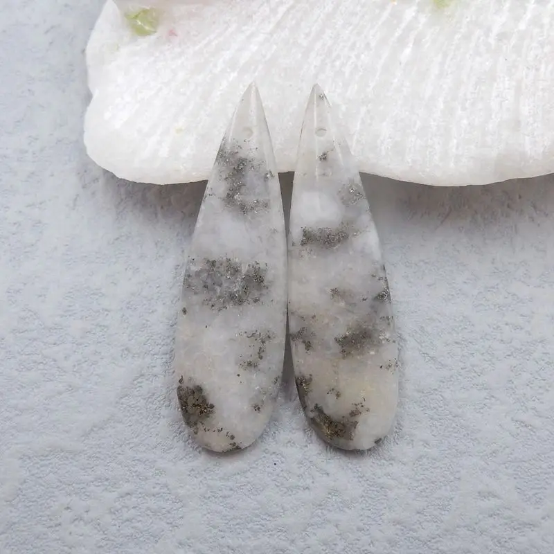 Женские серьги с бусинами 41x12x4 мм 7 г|Ювелирная фурнитура и компоненты| |