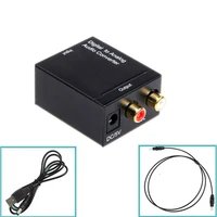 edd digital optical toslink spdif coax to analog lr rca audio converter adapter
