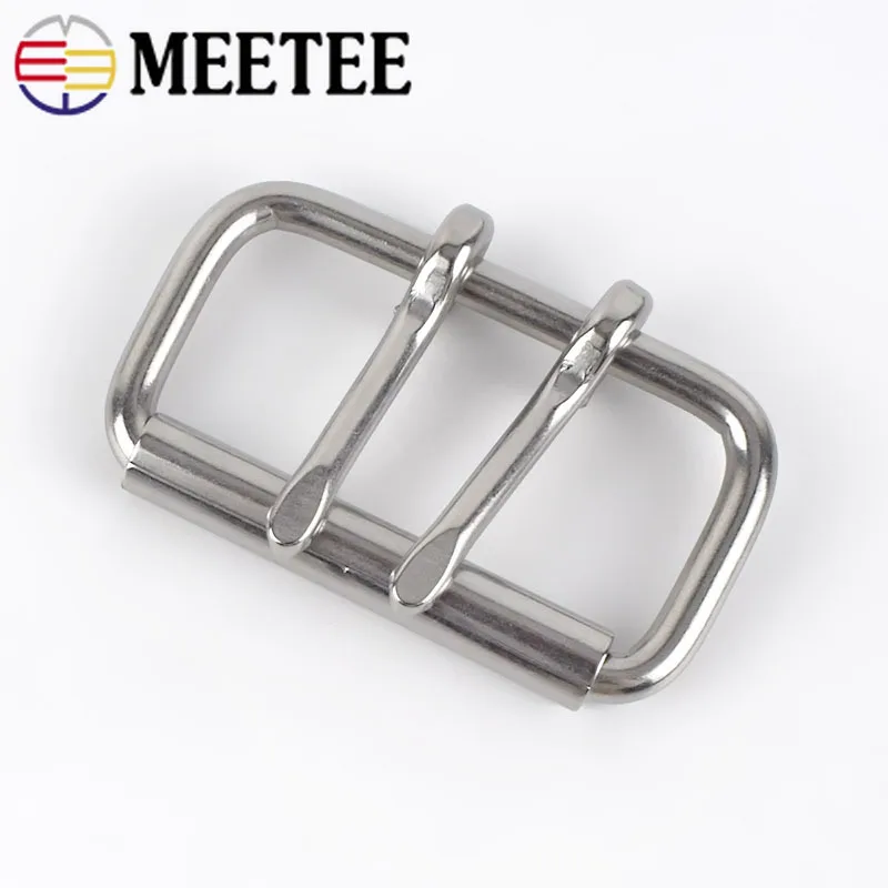 1 шт. двойная Пряжка для игольного ремня из нержавеющей стали ID52/60/102 мм