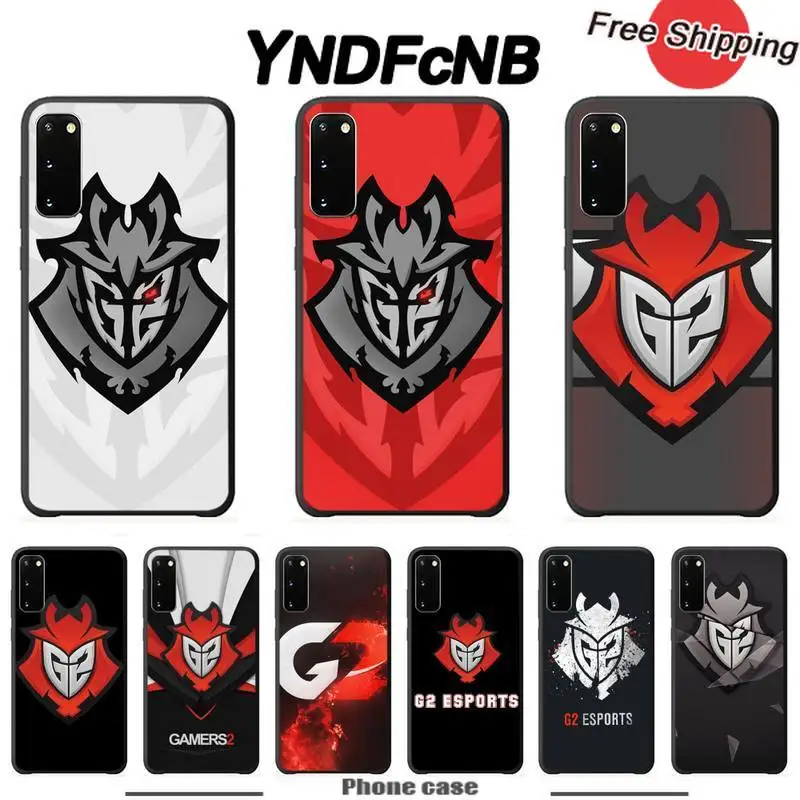 YNDFCNB G2 ESPORTS Роскошный чехол для телефона Samsung Galaxy S 7 8 9 10 20 Plus Ultra Note8 мягкий