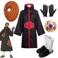 tobi full cosplay costume for boys obito mask carnival halloween costume for kids adult suitable for height 135cm 185cm