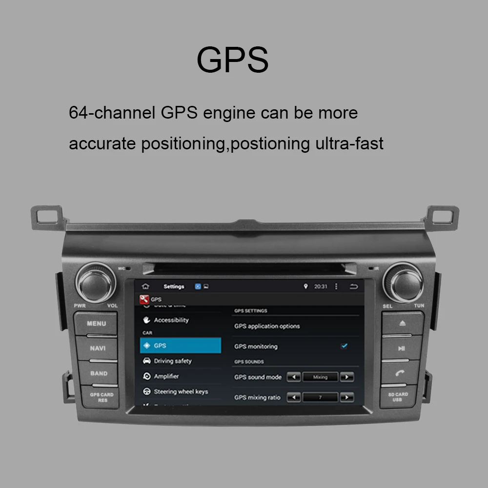 Автомобильный GPS-навигатор на Android 10 0 для Toyota RAV4 2013-2022 радио аудио стерео