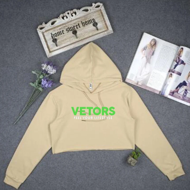 

Punk Rock Hip Hop Women Sexy Hoodies Crop Top Oversized Hooded Female Custom Logo Text Printed Gothic Lady Sweatshirt Jumpers