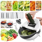 14 в 1 пищевой измельчитель овощи-фрукты-сыр-лук измельчитель резак для кухни резак для томатов измельчитель овощей спиральный измельчитель