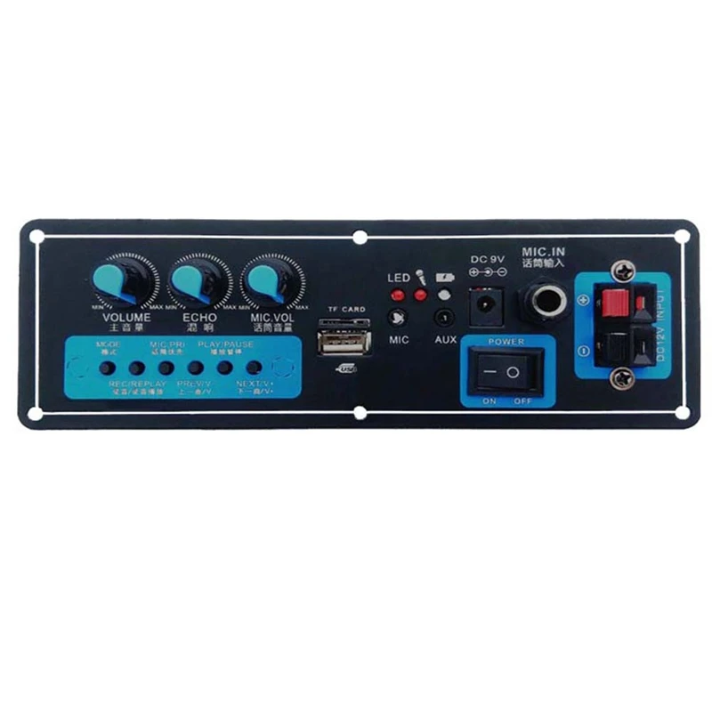 

7.4V Audio Motherboard 20W Power Amplifier Board with Bluetooth Recording Radio Decoder Board Radio for Speaker