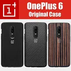 100% Официальный OnePlus 6t чехол Оригинал 1 + 6T OnePlus 6 на заказ силикон песчаник нейлон Карбон бампер кожаный флип-чехол