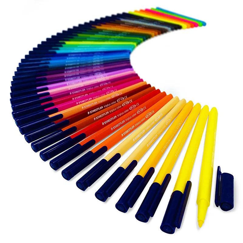 Германия Staedtler 323 M50 неоновая моющаяся цветная ручка железная коробка Ручная