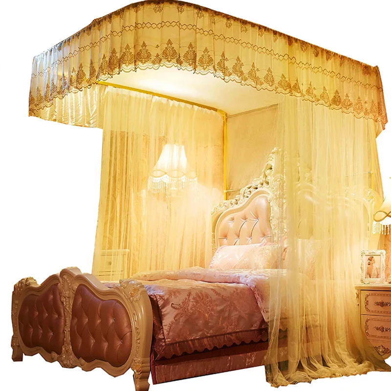 U образная направляющая москитная сетка 1 8 м кровать двойной дом 2 напольная