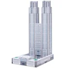 Настольное миниатюрное здание правительства Токио, 3D бумажная модель, бумажная рукоделие сделай сам, детская рукоделие для взрослых, игрушки