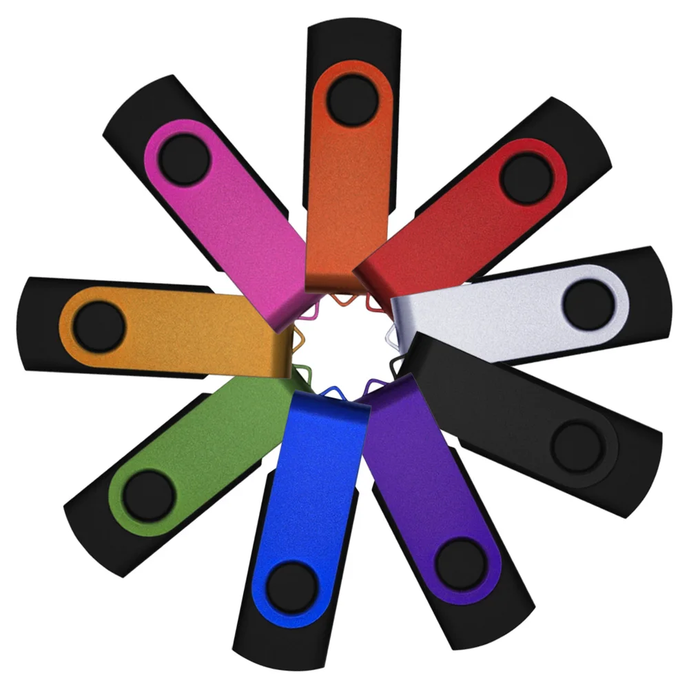 Цветной металлический USB флеш накопитель с логотипом на заказ 8 ГБ 16 32 64 128 для