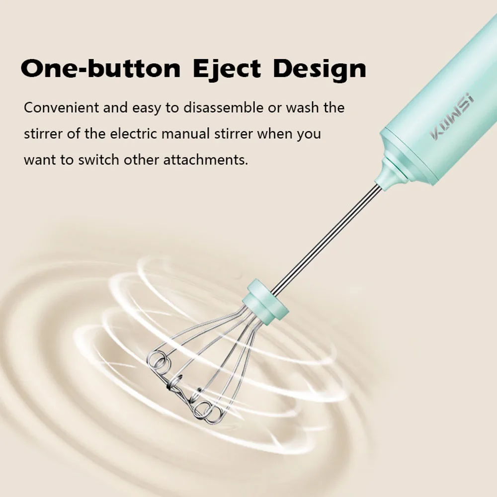 Бытовой беспроводной Электрический миксер для еды венчик 4 скорости