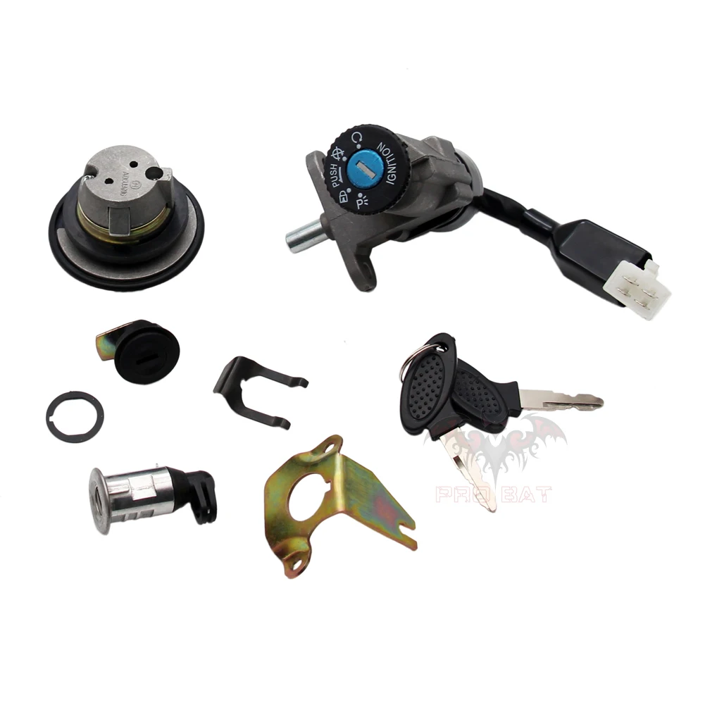 Комплект ключей зажигания для скутера мопеда 4-контактного Taotao 150T-28 GY6 50cc 125cc 150cc |