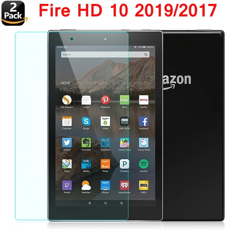 Закаленное стекло для защиты экрана Kindle Fire HD 10 2019 2017 7th поколения HD10 защитная