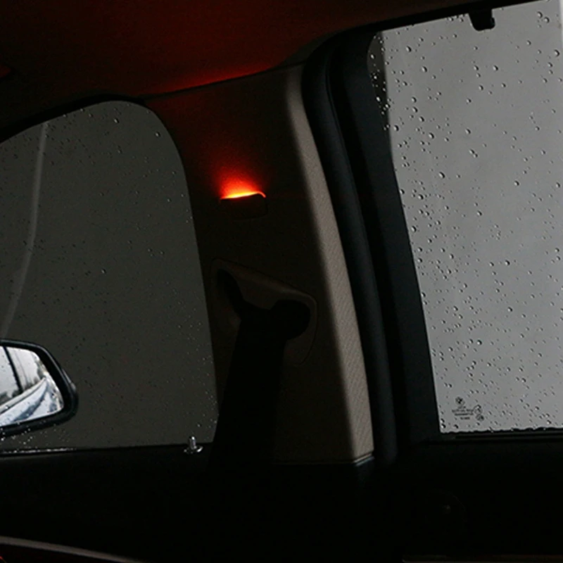 

2Pair B-Pillar Side Light with Two Switchable Light Color For-BMW 3 Series F30 F35 Grey & Black