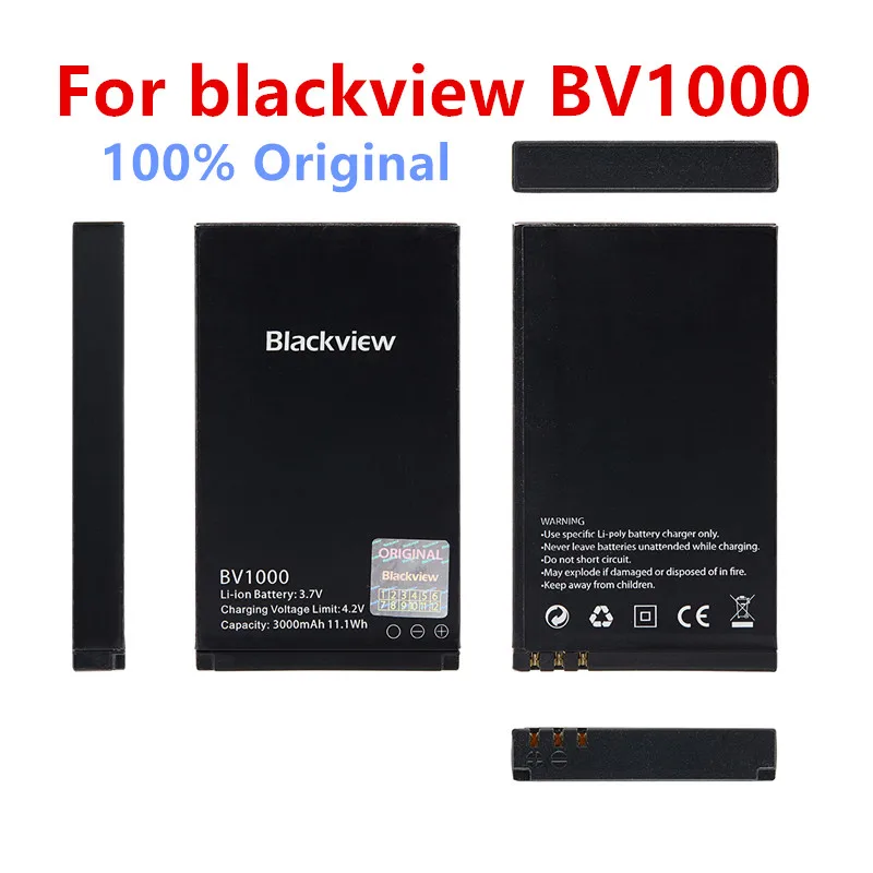 

100% Original Backup Blackview BV1000 3000mAh Battery For Blackview BV1000 Smart Mobile Phone + +Tracking Number