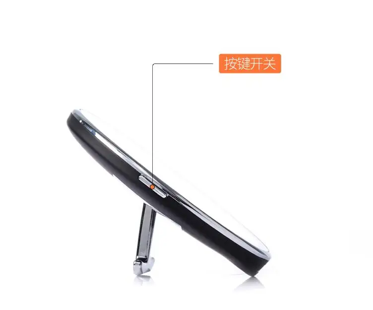 Xiaomi портативное HD зеркало для макияжа, светодиодный светильник синего цвета, косметическое зеркало, мини сенсорное управление, чувствительное зеркало для красоты, шоппинга