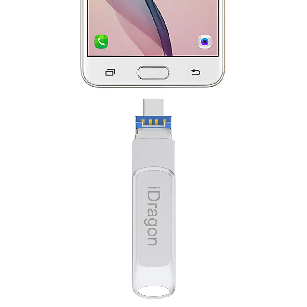 Флэш накопитель 3 в 1 USB 128 & Lighting микро OTG флэш для iPhone/Android/ПК 32 Гб 64 ГБ