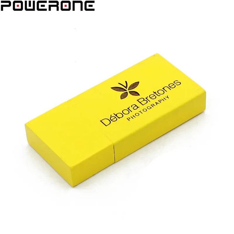 POWERONE 10 цветов (1 шт. Бесплатный Пользовательский логотип) USB 2 0 деревянный