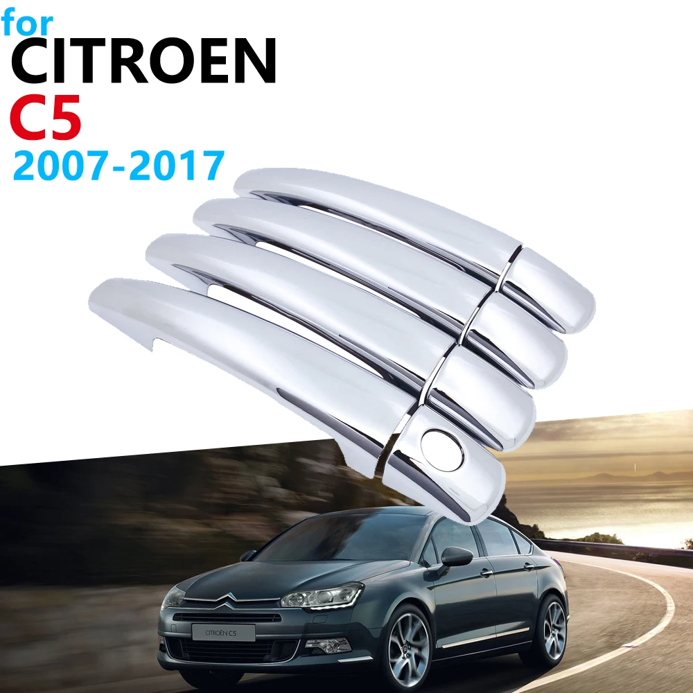 Роскошный набор хромированных накладок на ручки для Citroen C5 2007 ~ 2017 RD TD аксессуары