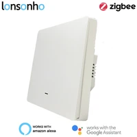 lonsonho zigbee smart switch 30a 6600w eu uk 220v for boiler water heater air conditioner tuya smart life remote control alexa
