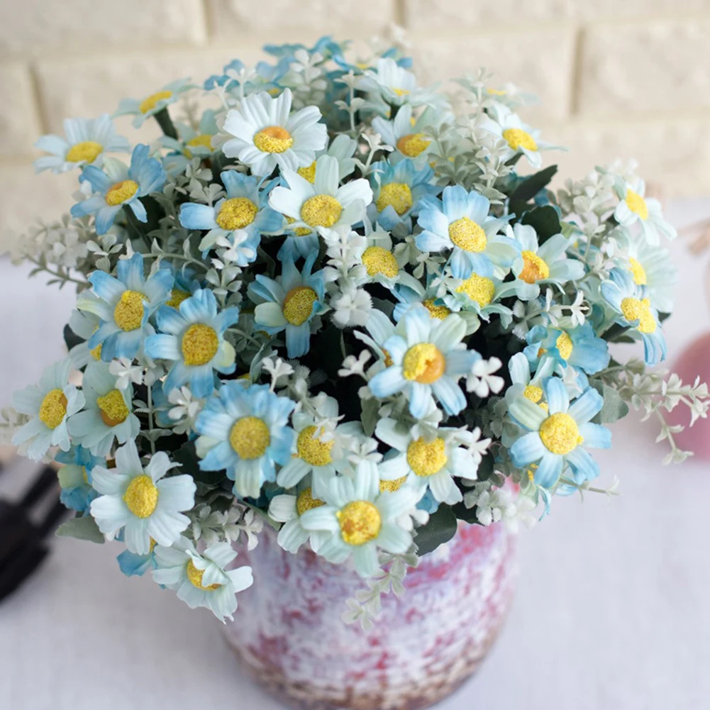 1 букет Искусственный Кореопсис пластиковый поддельный цветок космоса украшение