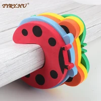 5pcslot protection baby safety cute animal security door stopper baby card lock newborn care child finger protector