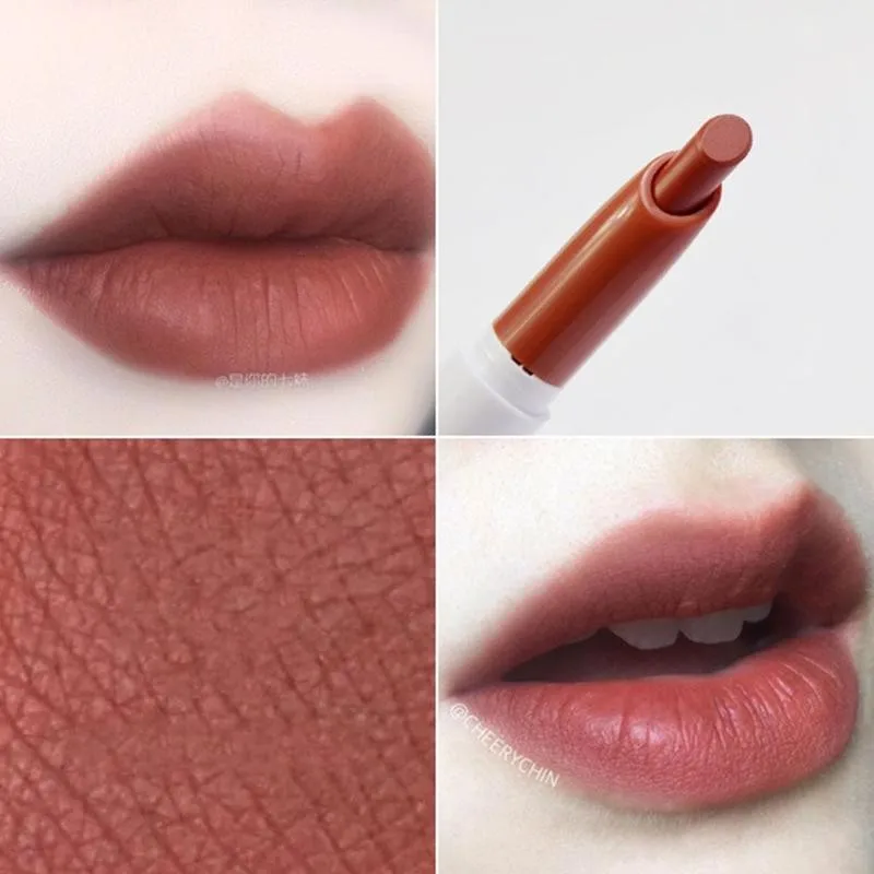 

1pc lip Gloss Strawberry Lip Mud Matte Lip Glaze Maquillaje Makeup Sexy Lipstick Waterproof Pigment