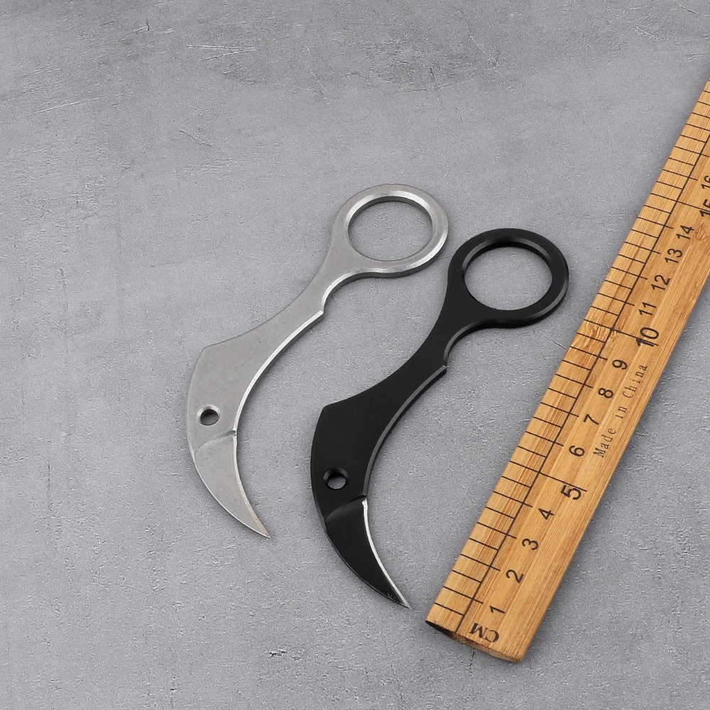 Нож Karambit с фиксированным лезвием D2 многофункциональный карманный нож olecranon для
