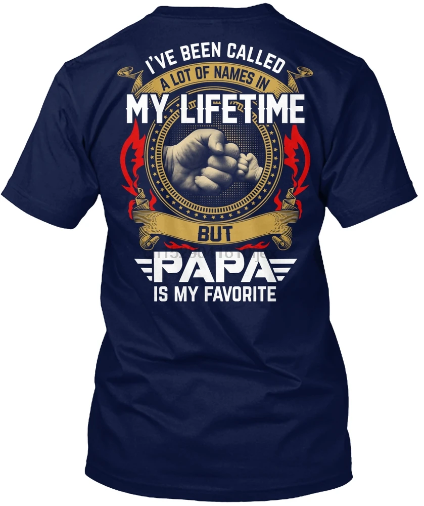Мужская футболка MY LIFETIME PAPA IS FAVORITE женские футболки | одежда