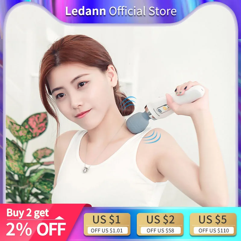 Электрический массажер для тела с зарядкой от USB водонепроницаемый портативный