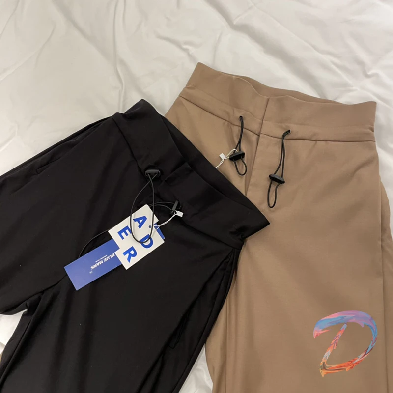 Ader Error Suit Pants Oversize High Quality Drawstring High Wais Trousers Women's Korean Adererror Trend Female Casual Pants