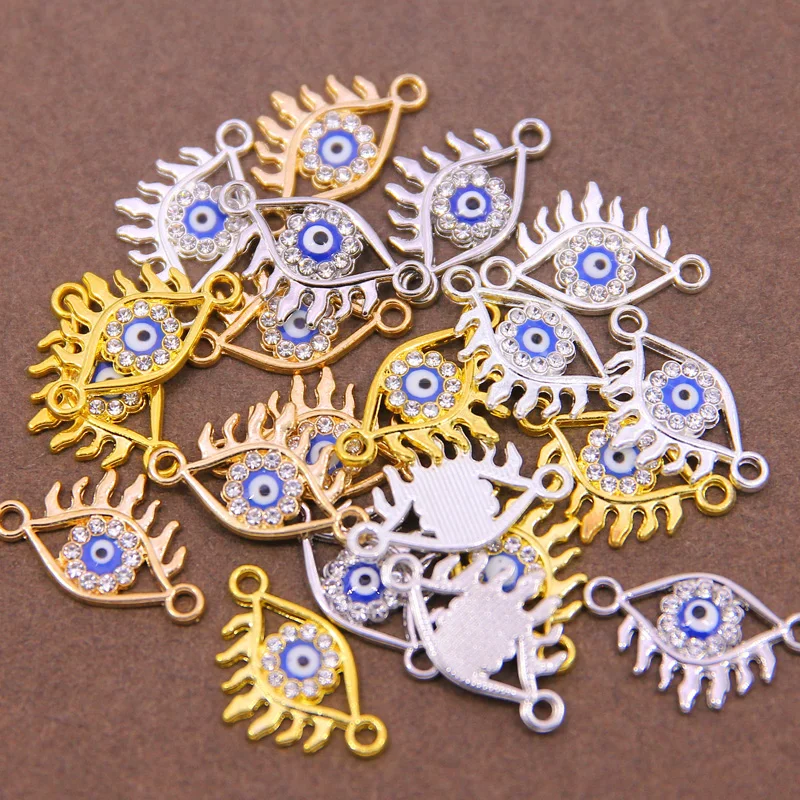 6 шт. подвески для браслета удачный глаз|Ювелирная фурнитура и компоненты| |