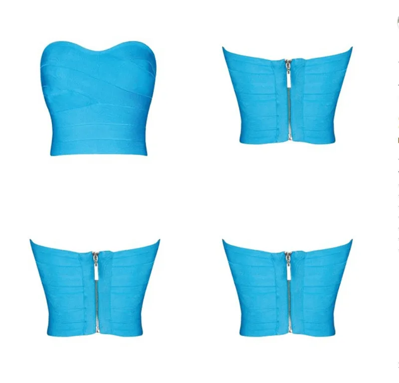 Женский топ без бретелек 6 цветов | Женская одежда