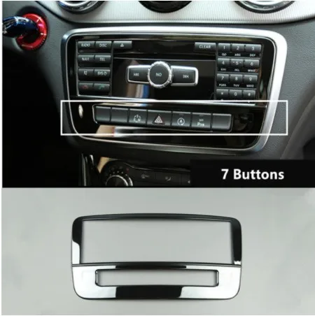 Автомобильный аксессуар для Mercedes Benz A/GLA/CLA Class 200 220 260 W176 A180 новый 3D хромированный