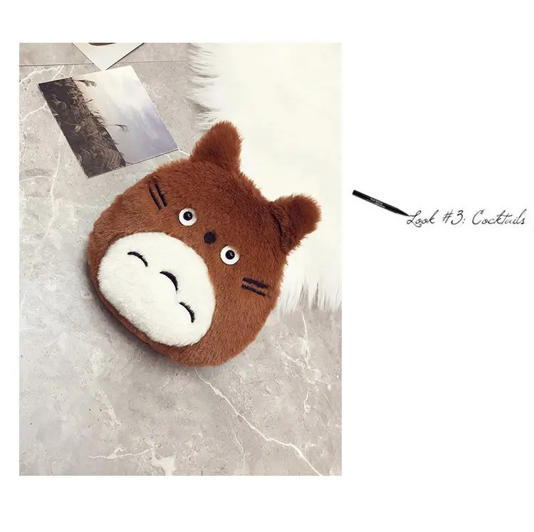 C 1 шт. японский аниме Хаяо Миядзаки Мой сосед Тоторо плюшевый Тоторо Kawaii монета мягкая плюшевая сумка кукла игрушка подарок - Цвет: C