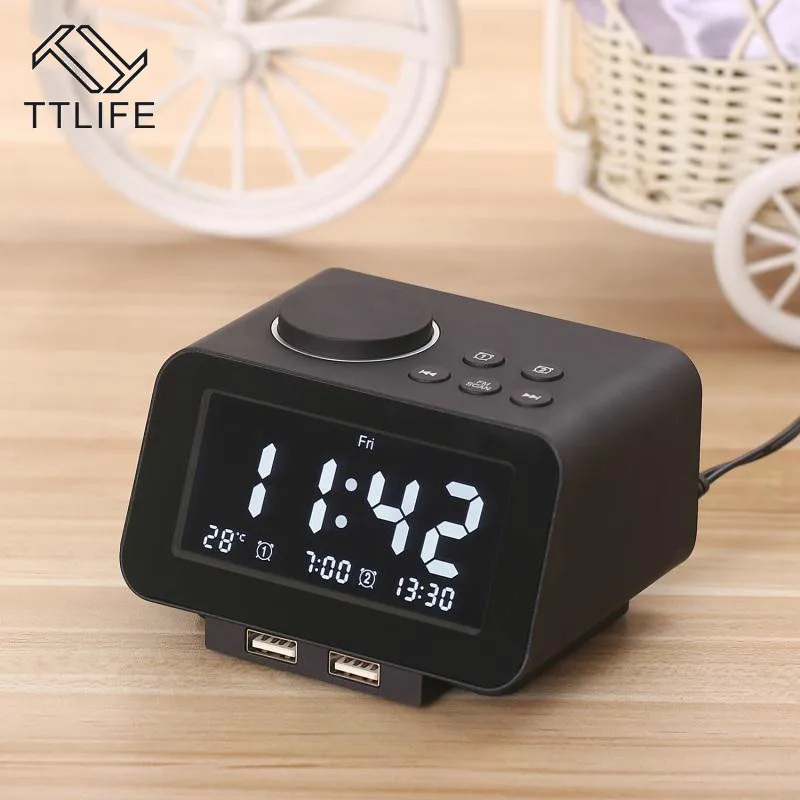 

Будильник TTLIFE K8 Sunrise с FM-радио, ЖК-дисплей, светодиодный цифровой будильник, домашний декор, цифровые часы, светодиодный Будильник