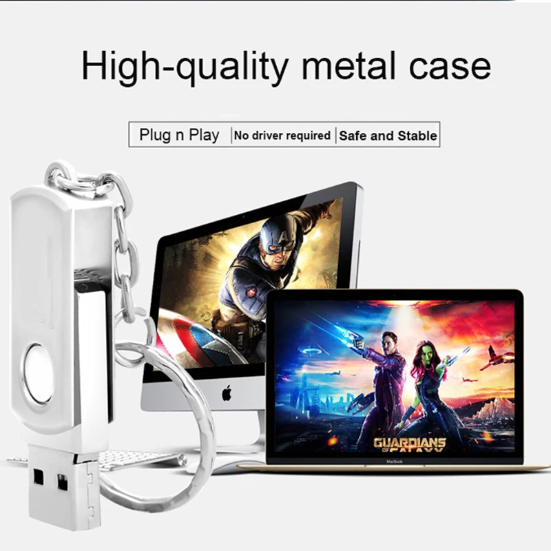 Сверхзвуковой USB 3 0 высокоскоростной металлический usb флеш-накопитель 128 Гб 64 ГБ 32