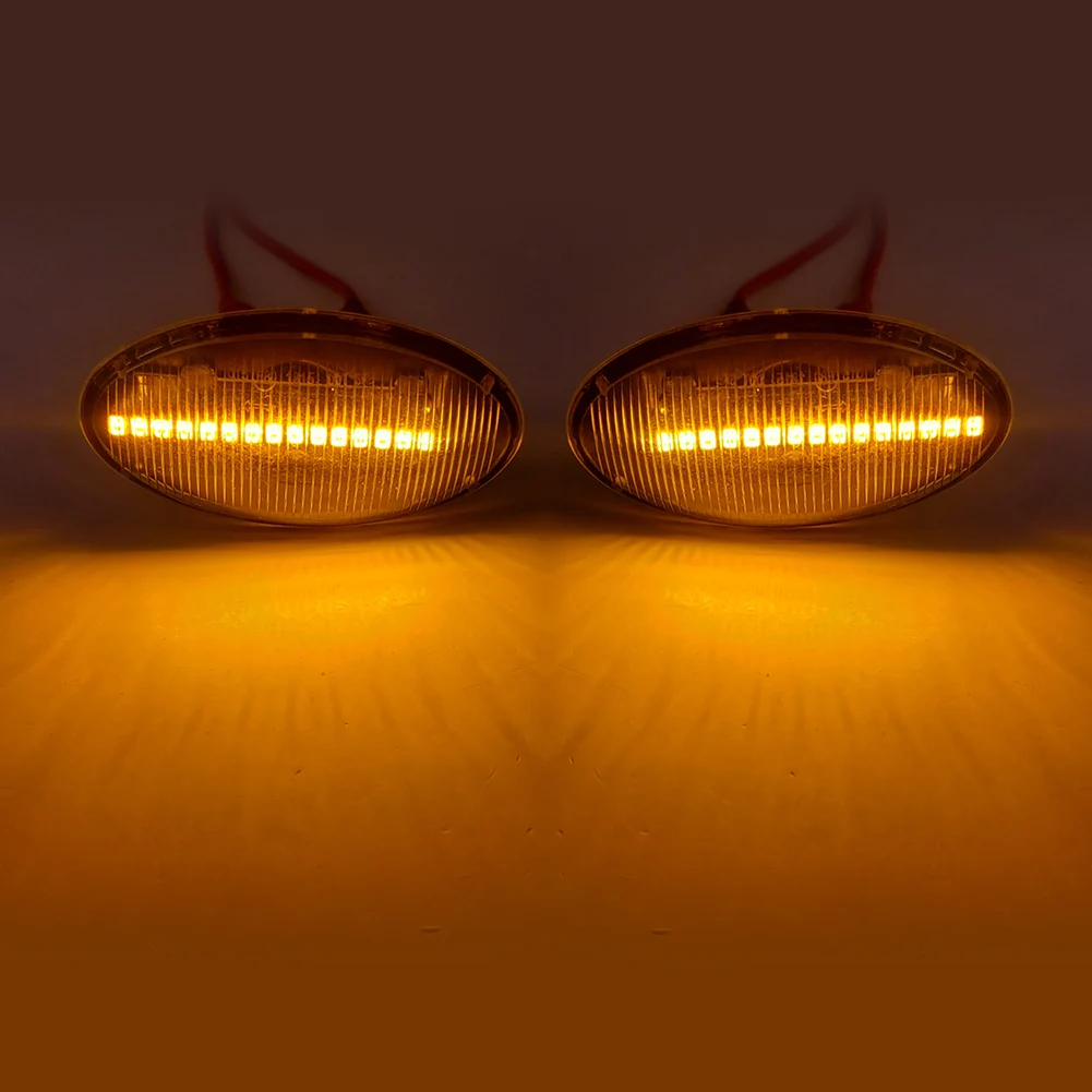 2 шт. автомобильный светодиодный динамический боковой габаритный указатель