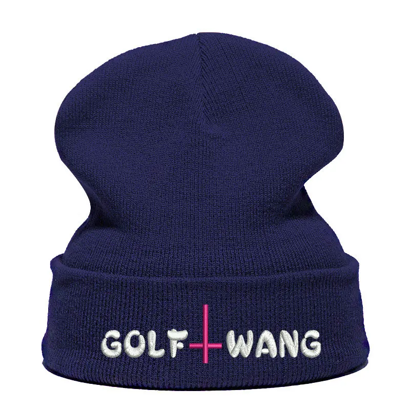 Beanie шляпа Skullie Кепки смутная зима вышивка в стиле панк Для мужчин Для женщин подростков уличных танцев забавные персонализированные пользовательские принадлежности для гольфа