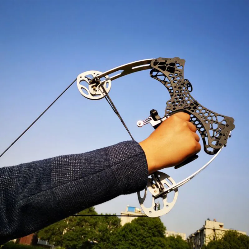 Стрельба из лука импортный стальной лук 35 фунтов мини-ручка для охоты рыбалки