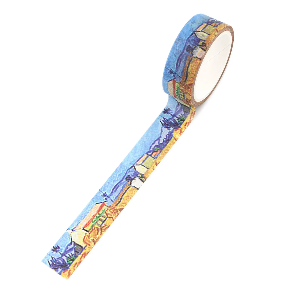 

A3860 Patchfan Vangogh Style Oil Painting Washi Tape Paper DIY Adhesive Tape Stationery Tapes Supplies
