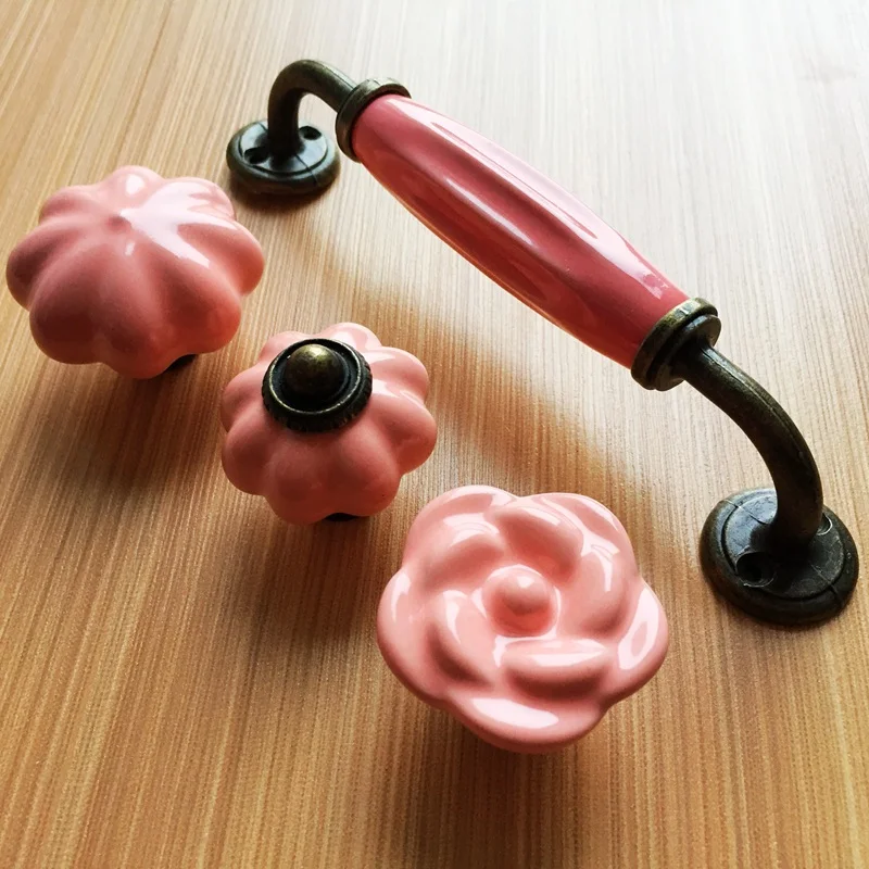 Ручка для кухонного шкафа розовая Ming американский крючок ванной комнаты с