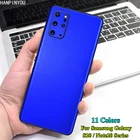 Для Samsung Galaxy Note 20 S20 FE Plus Ultra 5G задняя крышка имитация металлической наклейки матовая ледяная Защитная пленка для экрана