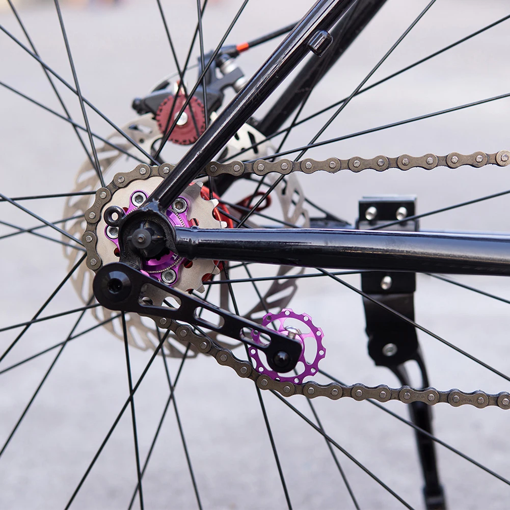 Bicycle guide chian tensioner single-disc steady MTB bike Chain Drop Catcher bicycle chain protector | Спорт и развлечения