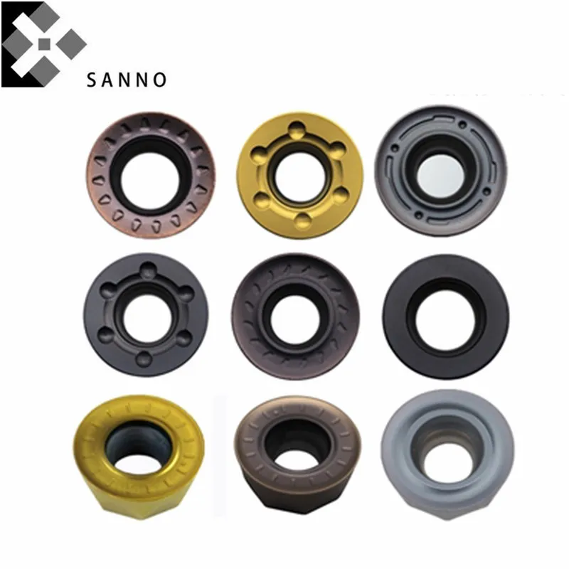 R5 / R6 R8 circular blade RPMW1003MO RPMT1204 RDMT1204MO milling cutter cnc carbide inserts for steel processing | Инструменты